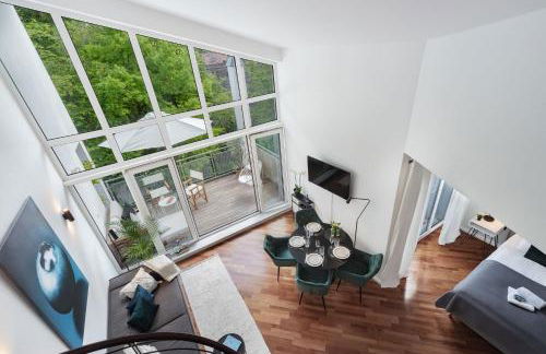 Blueberry Living - Design Loft nahe München - Dachterrasse - S-Bahn - Foto 4