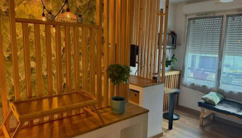 T1 cosy tout équipé, proche Airbus aéroport - Foto 5