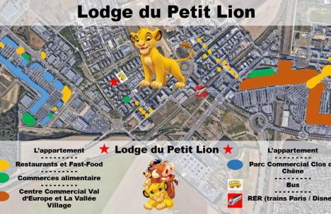Lodge Du Petit Lion proche DISNEYLAND PARIS - Foto 17