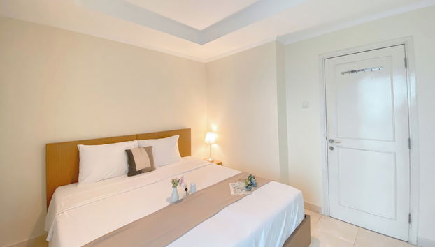 Cozy And Elegant 1Br Apartment The Boulevard - Foto 4, Habitación