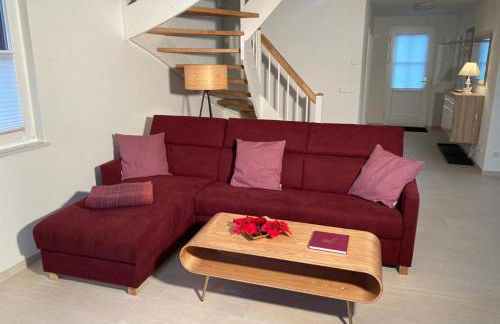 Modernes Reetdach-Ostseeferienhaus Bella Mare, Insel Usedom mit Sauna, Kamin & Sonnenterrasse - Foto 22