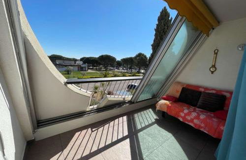 Studio climatisé 4 pers avec piscine et parking à Port Camargue - FR-1-250-230 - Photo 2