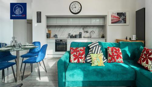 Last-Minute Reserve l Sleeps Up to 4 Guests l Flat 1 l One-Bedroom Apartment with King Bed and High Ceilings Near Camden by Live London Short Lets & Serviced Accommodation - Foto 2