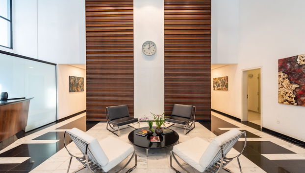 Zona de estar del vestíbulo