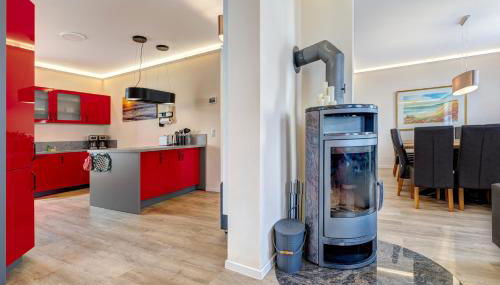Ferienhaus 7 Schlafzimmer UnserUsedom Ostseebad Koserow Insel Usedom - Foto 5, stove