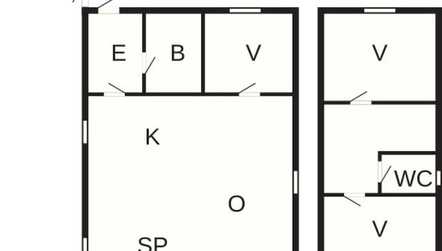 6 Person Holiday Home in Hurup Thy-by Traum - Foto 2, Grundriss