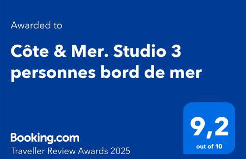 Côte & Mer. Studio 3 personnes bord de mer - Foto 22