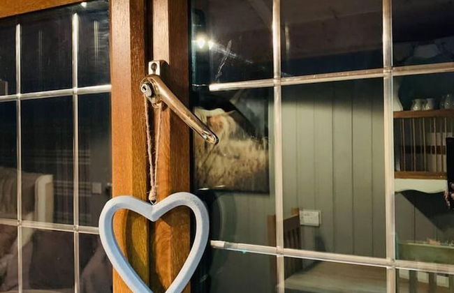 Cute and Cosy Shepard hut With Wood Fuel hot tub - Foto 7