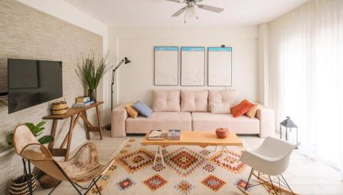 Sani Eclectic Family Villa, private garden - Foto 1