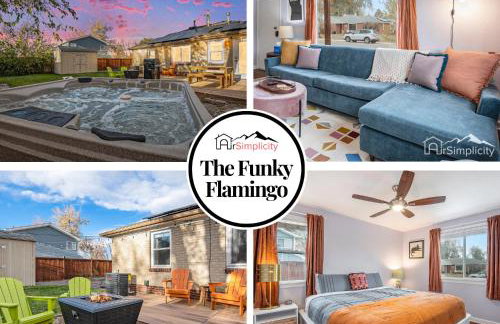 The Funky Flamingo - HOT TUB - BBQ - Fire Pit - Foto 1