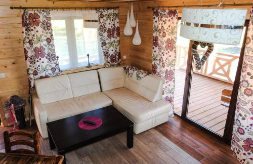 Domki cało roczne z własnym stawem nad jeziorem - Foto 6