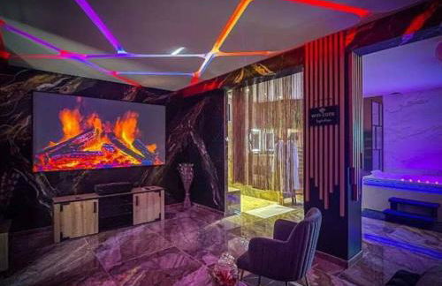 Krystalisya Room Suite Spa Privatif Sauna Jacuzzi Siege Massant - Foto 6