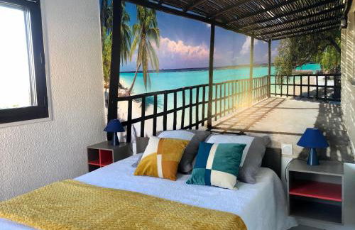 Barcaresa-LA PERLE VUE MER PIEDS DANS L'EAU CLIM WIFI - Foto 14