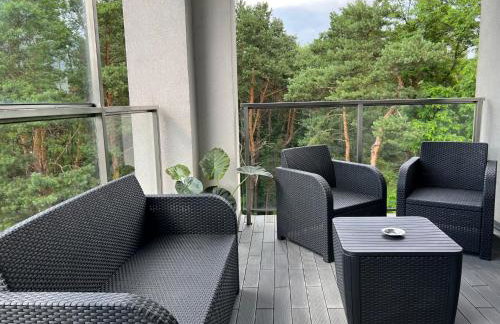 Family & Business Sauna Tężnia Apartments No 8 VIP Najpiękniejszy UNIKAT - Leśny nad Zalewem Cedzyna, Private SPA with Sauna, Jacuzzi - 5 Bedroom, Spectacular View Terrace, Parking, Catering Options - Exclusive NEW! - Foto 23