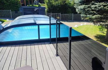 Domek Viking z prywatnym ogrzewanym basenem sauną oraz balią z jacuzzi - Foto 35