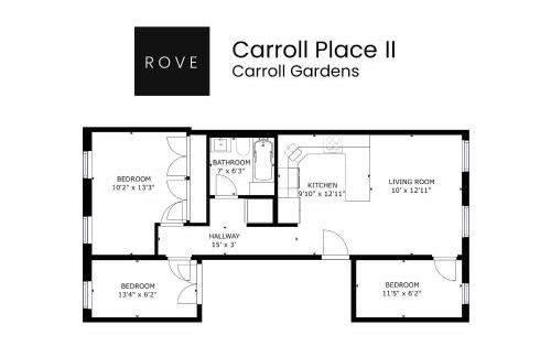 Carroll Place II - Bright 3BR Carroll Gardens Apt - Foto 23