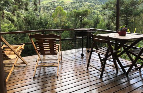 Chalé LuNê Vista para a Montanha , Banheira Imersão Externa e Lareira - Foto 45