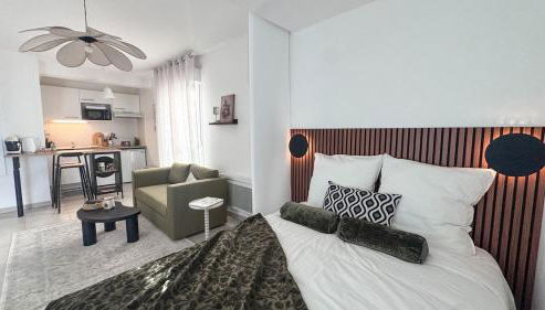 Studio récent avec terrasse Airbus Aéroport - Foto 5