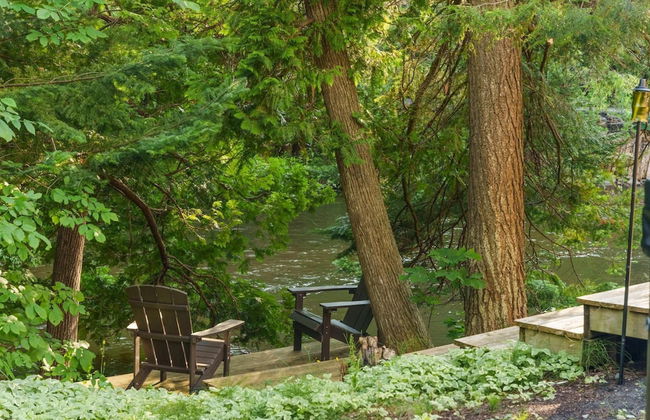 Firefly Lodge! Boardman River! Hot Tub! Woodstove! - Foto 11