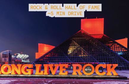 Spacious Loft with Fireplace - near CSU, Playhouse, Progressive field, R&R Hall of Fame with Gym & Sauna and Sleeps 12 - Foto 20