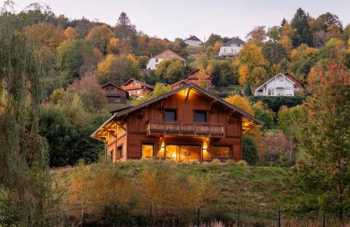 Chalet paisible 3 étoiles Sauna, Cheminée, Terrasse Sud, Vue montagne, Bois & Pierre authentique et confort moderne - Photo 50