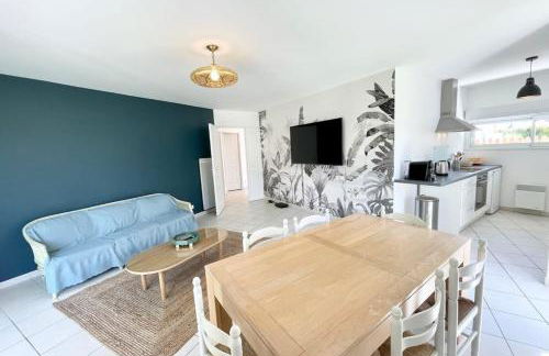 Charmant T3 Ultra cosy Jardin 50m des plages - Foto 6