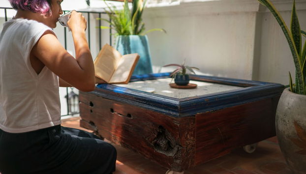 Coin salon dans le hall