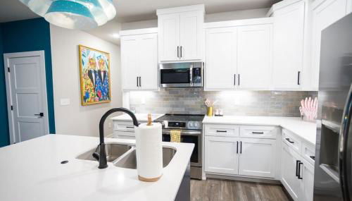 Retro Rose Retreat-Rose District - Foto 4, stove, dishwasher, toaster