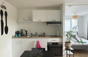 Studio calme avec cour privative Parking Jacuzzi option - Foto 6