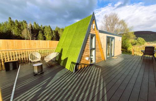 Little Getaway in the Highlands, private sauna and stargazing geodome - Foto 22