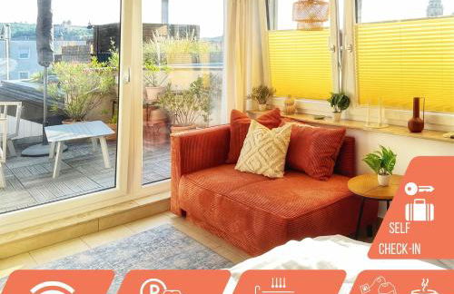 Zentrales Studio in Würzburg mit Dachterrasse und Tiefgarage - Foto 1