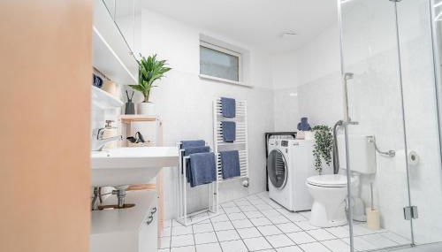 Stilvolle Ferienwohnung in Immenstadt zentral & mit Parkplatz - Foto 3, towels, Shower