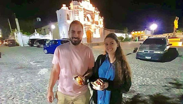 Disfrutando del tour gastronómico