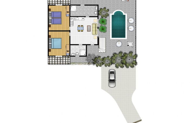 Villa Aris Large Private Pool Walk to Beach Sea Views A C Wifi - 2453 - Foto 18