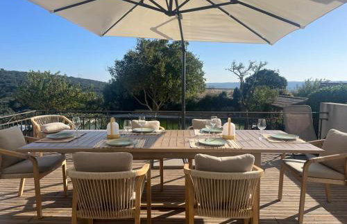 Villa 10 P piscine lagon avec vue époustouflante proche Uzès - Foto 9