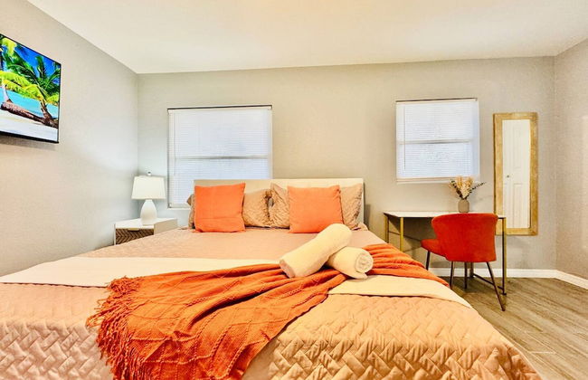 Tranquil Retreat King Bed Office Patio - Foto 4