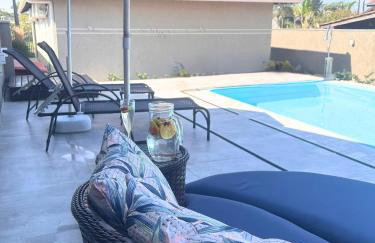 Casa Sol da Manhã - Piscina aquecida com hidromassagem - 300m da praia - Foto 4