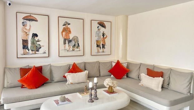 Zona de estar del vestíbulo