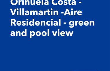 Luxe Appartement Orihuela Costa - Villamartin -Aire Residencial - green and pool view - Foto 23
