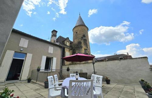 Maison avec terrasse sur le toit, au cœur du Périgord - FR-1-616-65 - Foto 9