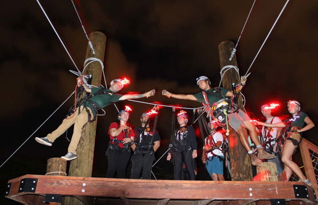 Tirolina nocturna en Kapolei - Foto 3