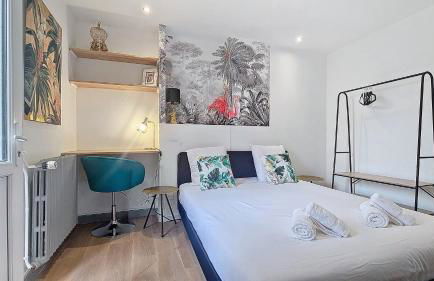 L'Oiseau du paradis - terrasse privée, parking, wifi rapide, arrivée autonome, entre gare et centre-ville, rez-de-chaussée - Foto 10