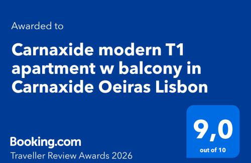 Carnaxide modern T1 apartment w balcony in Carnaxide Oeiras Lisbon - Foto 2