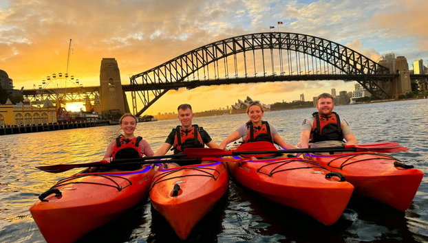 Tour di Sydney in kayak - Foto 4, Durante il tour in kayak al tramonto