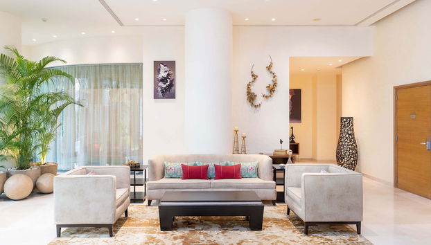 Zona de estar del vestíbulo