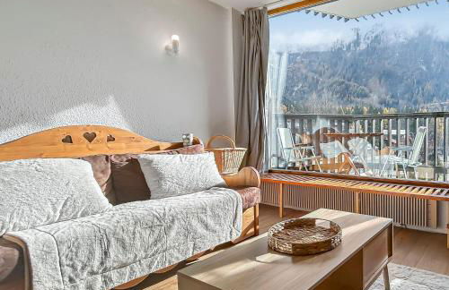 Vue Mont Blanc, balcon et parking privé - Foto 3