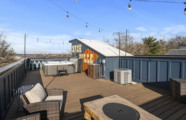 Luxury Hot tub Rooftop Deck Game Room Nashville - Foto 42