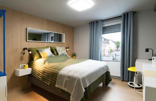 HOUSE 756 MAINZ - DESIGN-FERIENHAUS, 4 Schlafzimmer, 3 Bäder, SAUNA & Kamin - Foto 32