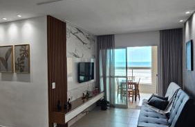 Apartamento em Mongaguá, Pé na Areia, Vista Belíssima! - Foto 1
