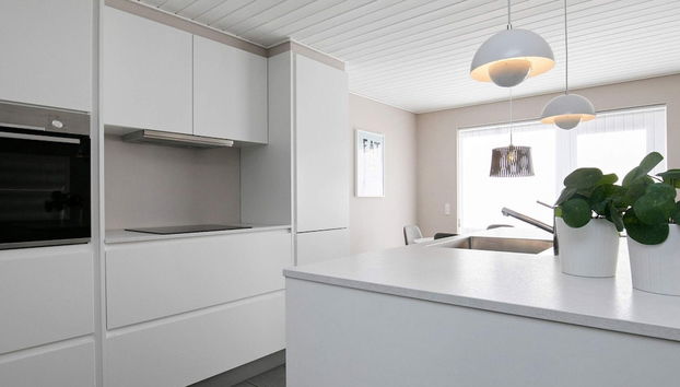 8 Person Holiday Home on a Holiday Park in Lokken - Foto 3, Cocina privada